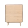 Aeris highboard vitpigmenterad ek