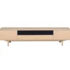 Aeris TV-bänk 233cm vitpigmenterad ek