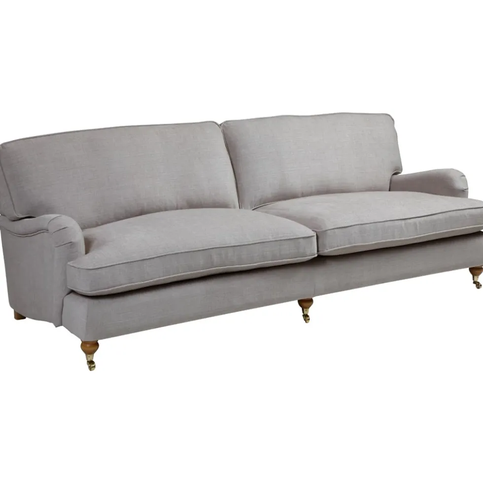 Andrew soffa 3-sits rak – tyg matiss 07 beige