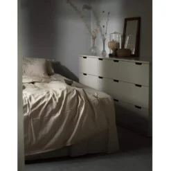 Aoko byrå 6 lådor beige