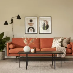 Aston soffa – tyg Easy orange