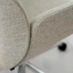 Bay kontorsstol – tyg clover light beige