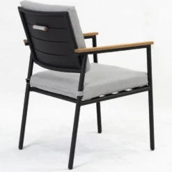 Boö karmstol aluminium/ teak