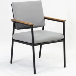 Boö karmstol aluminium/ teak