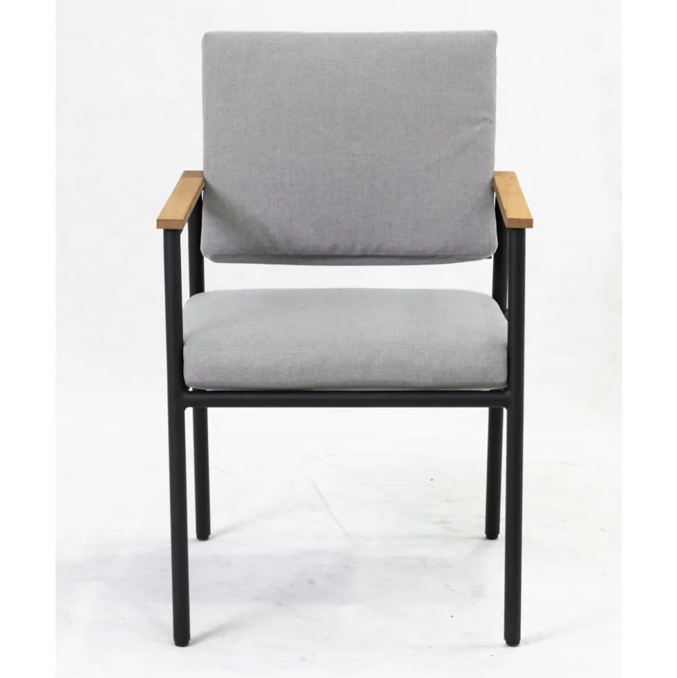 Boö karmstol aluminium/ teak