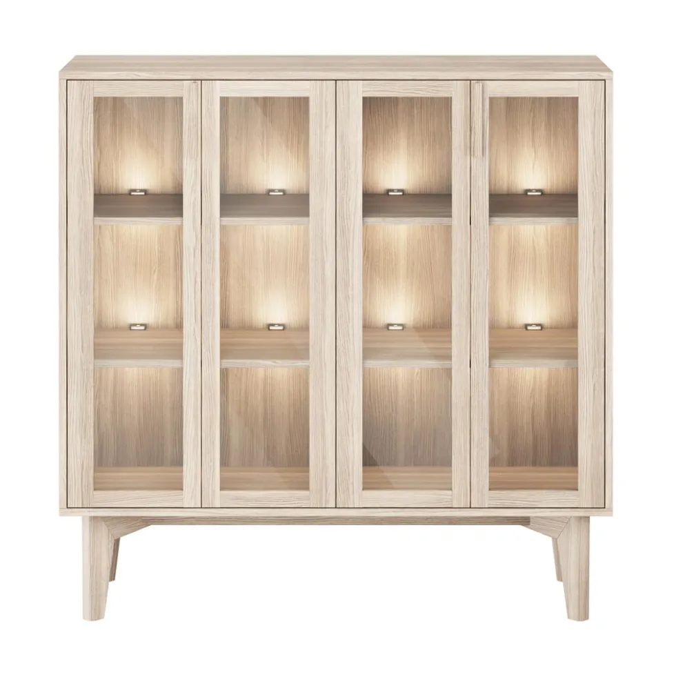 Casö 550 highboard vitoljad ek