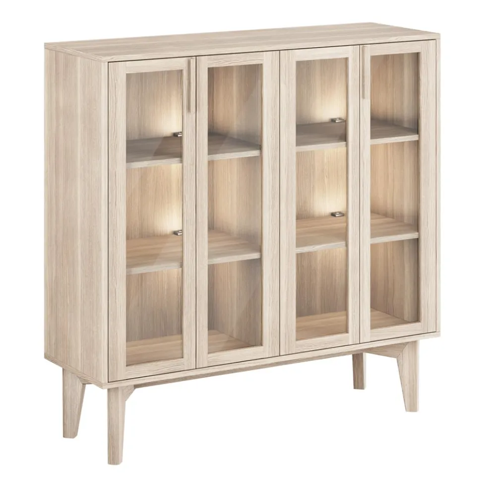 Casö 550 highboard vitoljad ek