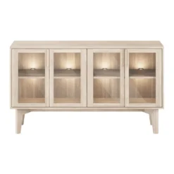 Casö 550 sideboard 2 dörrar vitoljad ek
