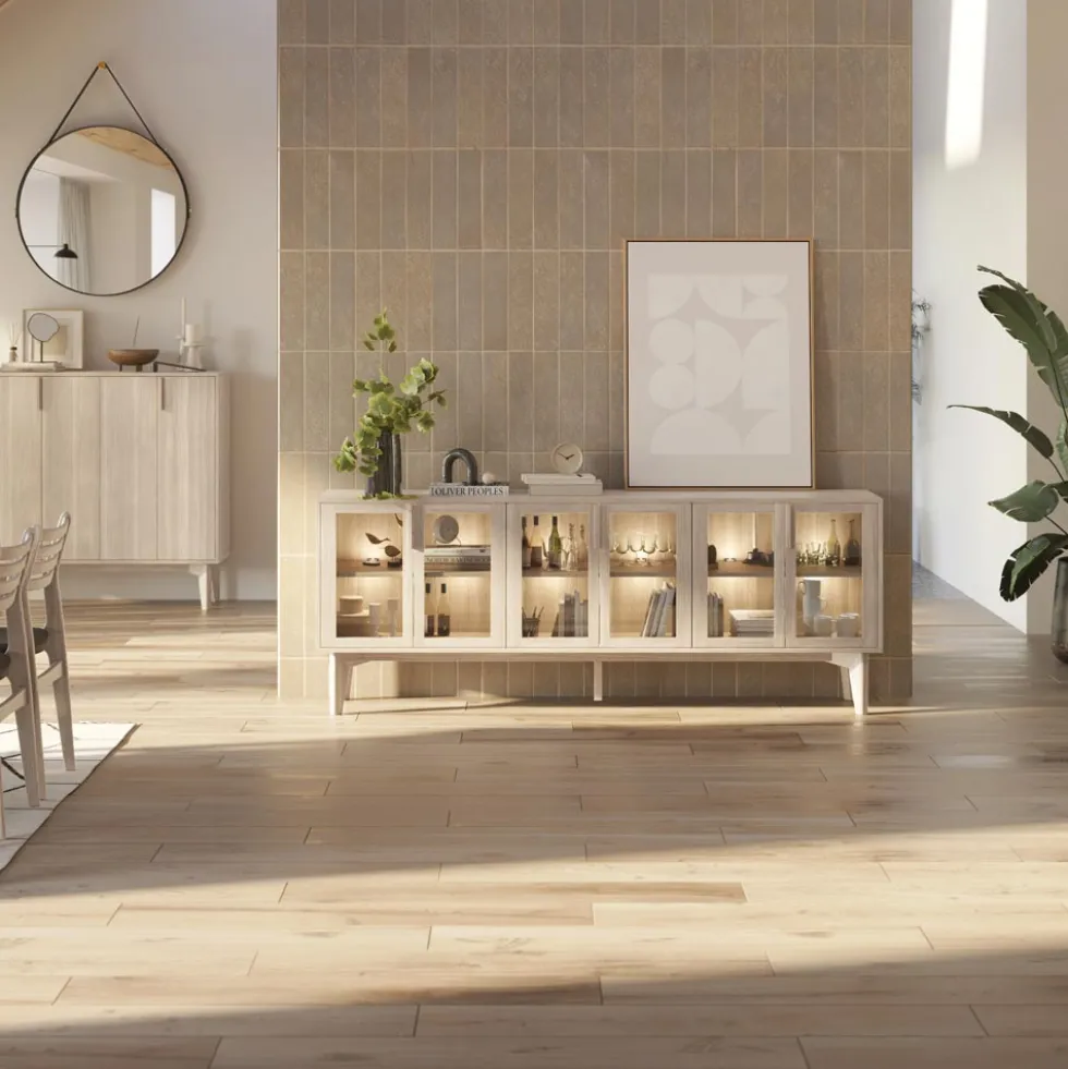 Casö 551 sideboard 3 dörrar vitoljad ek