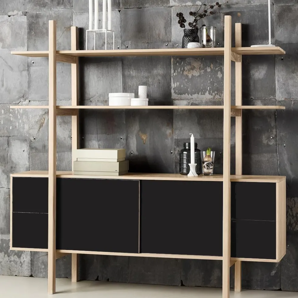 Casö 700 Wall Unit ek/ svart