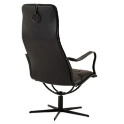 Chic fåtölj – läder classic svart