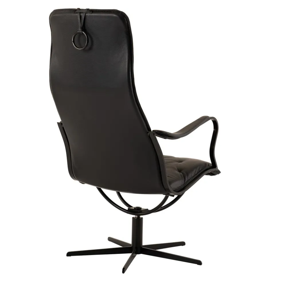 Chic fåtölj – läder classic svart
