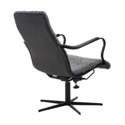 Chic fåtölj låg – fårskinn scandinavian grey
