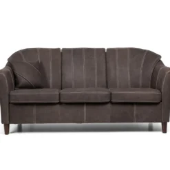 Club 95 3-sits soffa – läder legend 13 kaffe