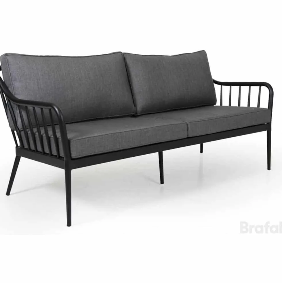 Coleville 3-sits soffa svart