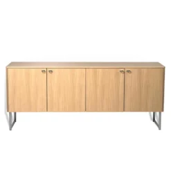 Deus sideboard lågt vitpigmenterad ek