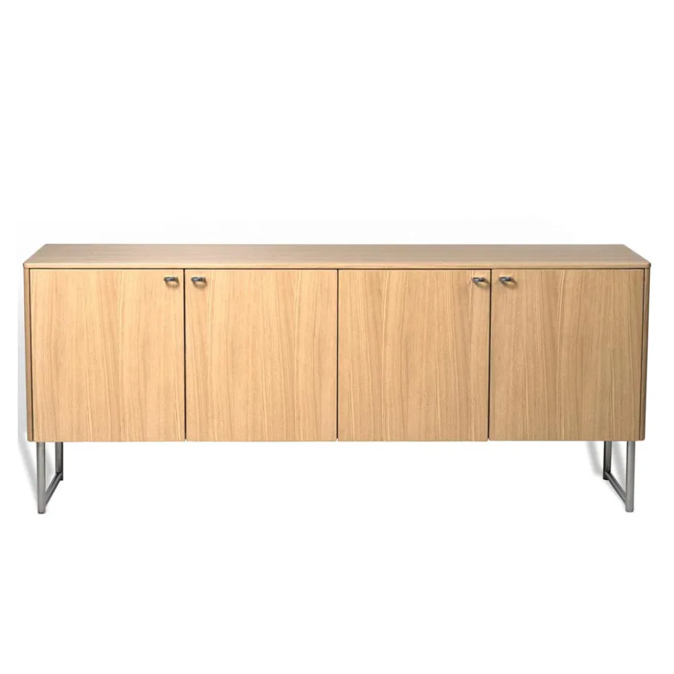 Deus sideboard lågt vitpigmenterad ek