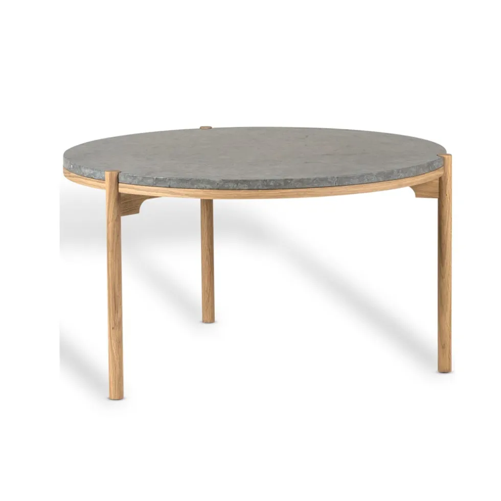 Dondo soffbord 80cm vitpigmenterad