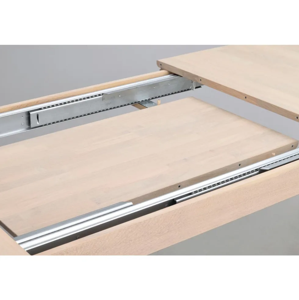 Gardner matbord vitpigmenterad ek