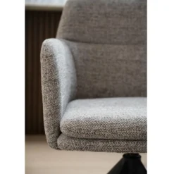 Gladstone karmstol mörkbeige tyg