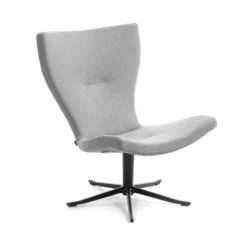 Gyro fåtölj – tyg facet light grey