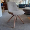 Hannover snurrstol clay /beige tyg
