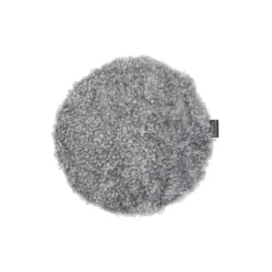 Lammskinnsdyna Charcoal Grey Silver 27