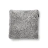 Lammskinnskudde Charcoal Grey Silver 27