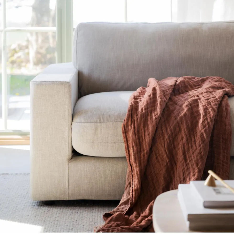 Langdon soffa – tyg Casual Sand