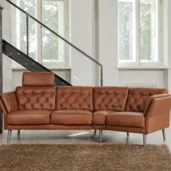 Lord modul soffa – läder sauvage 665 brun