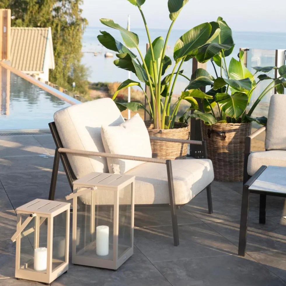 Lyra loungegrupp svart/ beige