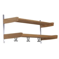 Meja hatthylla ek 90cm 2 plan