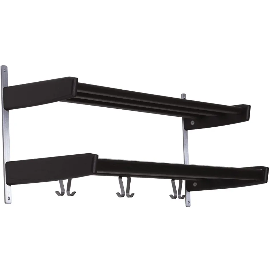Meja hatthylla svartbets 90cm 2 plan