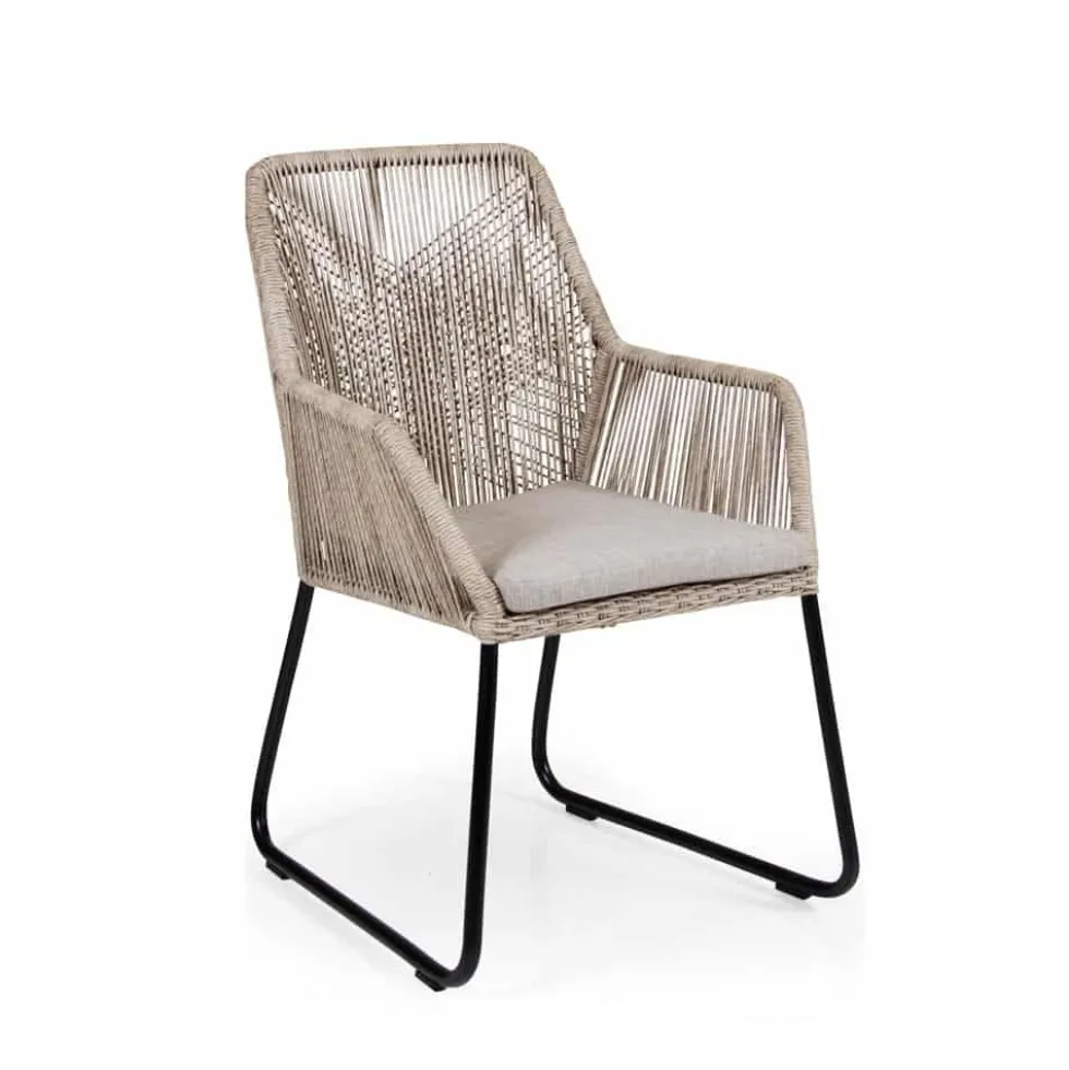 Midway karmstol beige