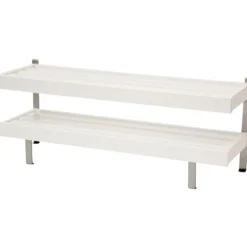 Nadja skohylla 2 plan golv vitlack 80cm