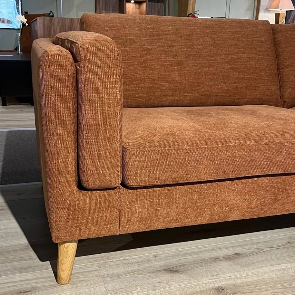 Nordic byggbar soffa – tyg lapis copper brown