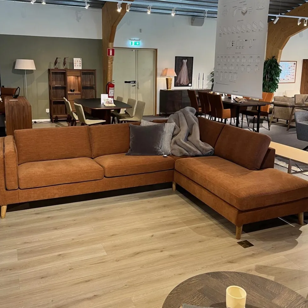 Nordic byggbar soffa – tyg lapis copper brown