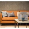Nordic soffa 3-sits XL – läder diamonds cognac