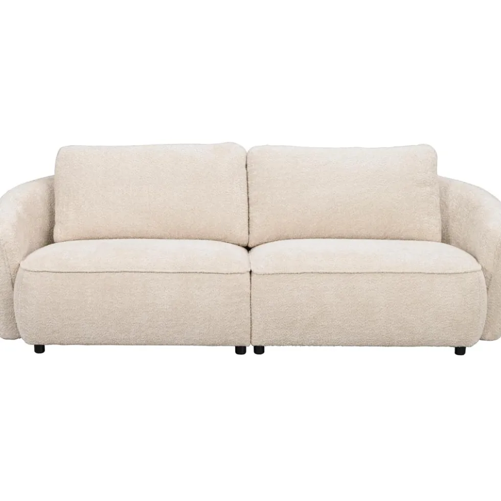 Norris 3-sits soffa – tyg Anna ljusbeige