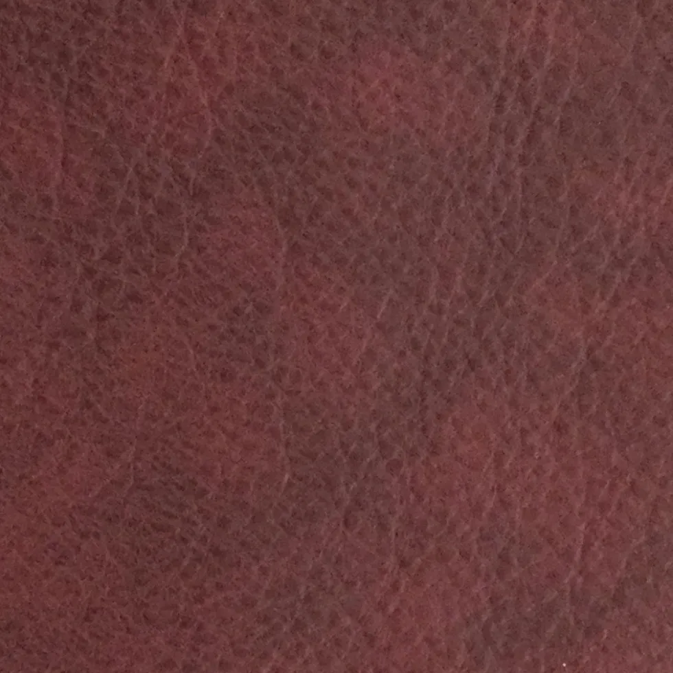 Opus fåtölj låg rygg – läder semi red/ metall
