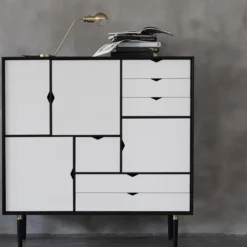S3 highboard svart /vit