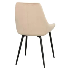 Sierra stol beige sammet
