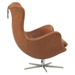 Status fåtölj – läder Vintage cognac