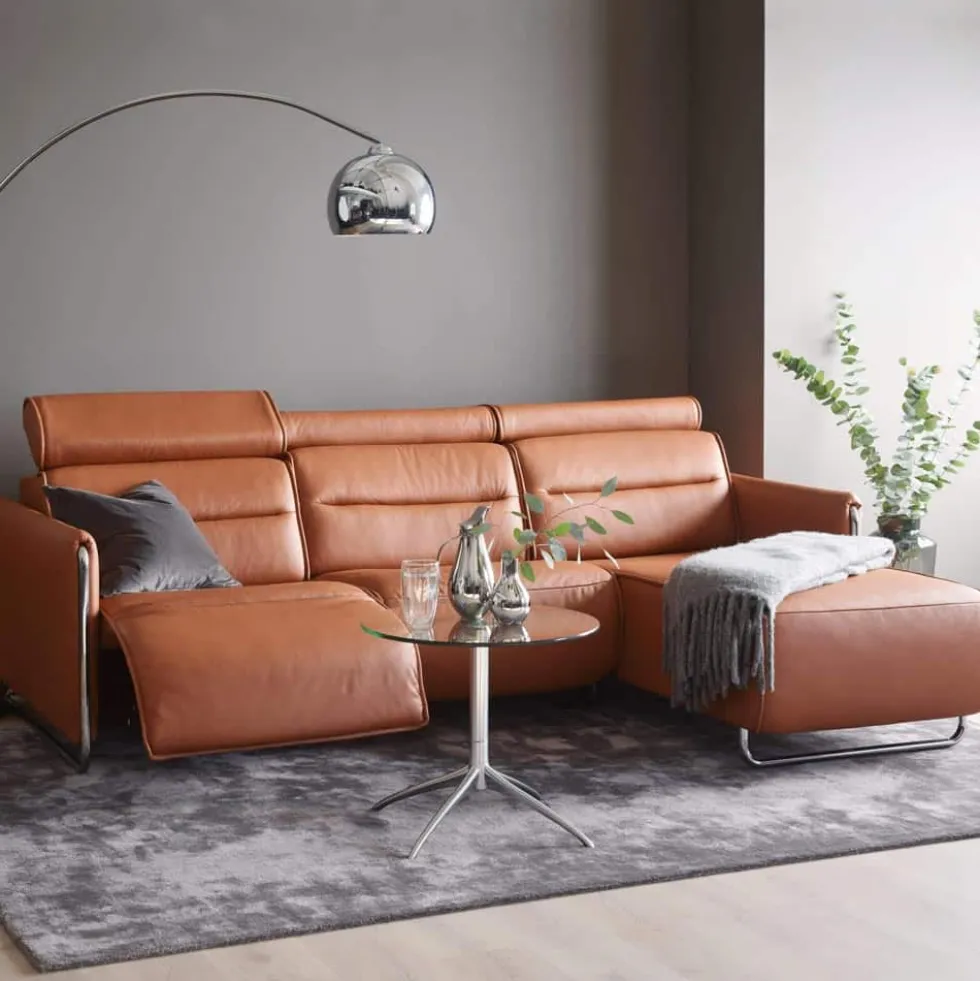 Stressless Emily Steel – läder paloma new cognac