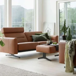 Stressless Stella 2,5-sits soffa – läder Paloma copper