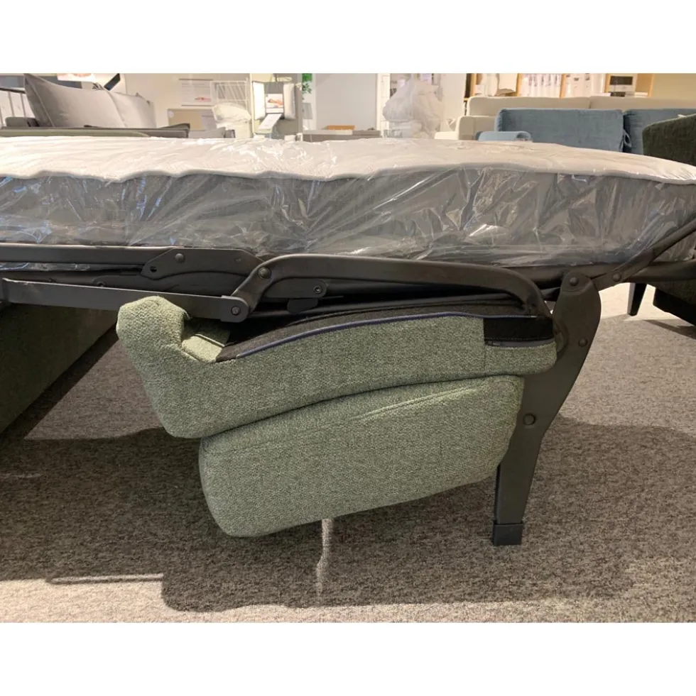 Victory bäddsoffa framåtbäddad – tyg iberia pale green