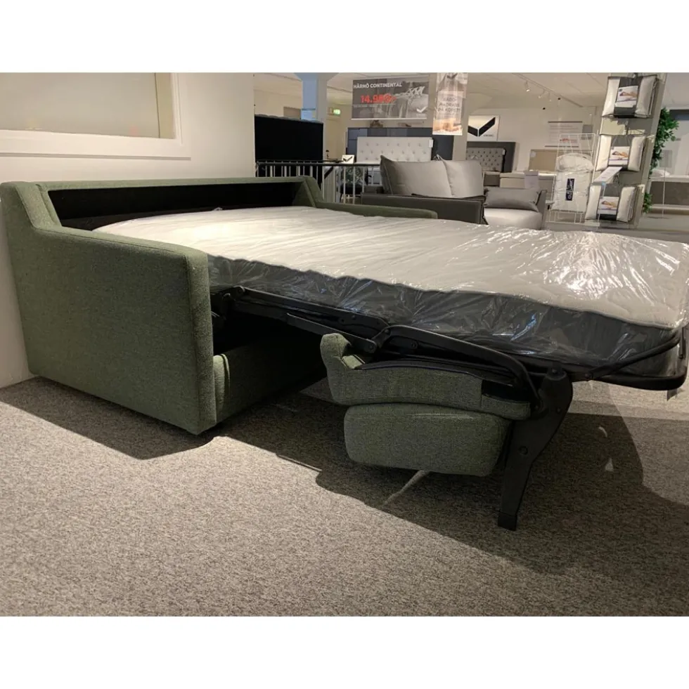Victory bäddsoffa framåtbäddad – tyg iberia pale green