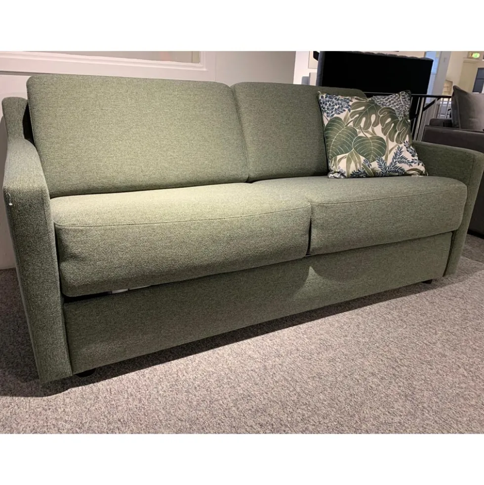 Victory bäddsoffa framåtbäddad – tyg iberia pale green