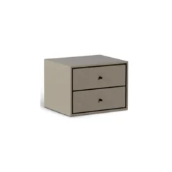 Volt vägghängt sängbord beige