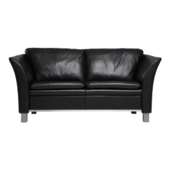 Wing soffa 2,5-sits – läder 5002sv svart